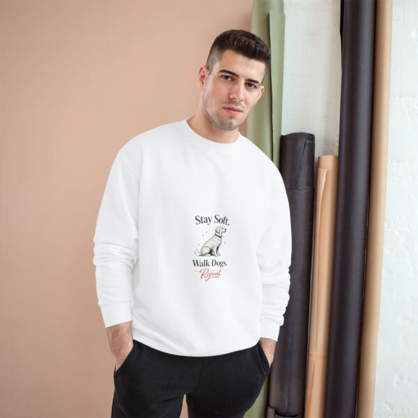16356508410884336294_2048.jpeg Stay Soft Walk Dogs Crewneck Sweatshirt