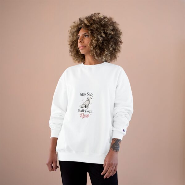 16418850476260415371_2048.jpeg Stay Soft Walk Dogs Crewneck Sweatshirt
