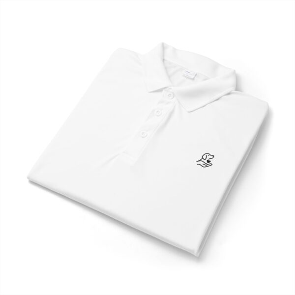 7867395603250528151_2048.jpeg Embroidered White Polo Shirt - Minimal Crest Golf & Workwear